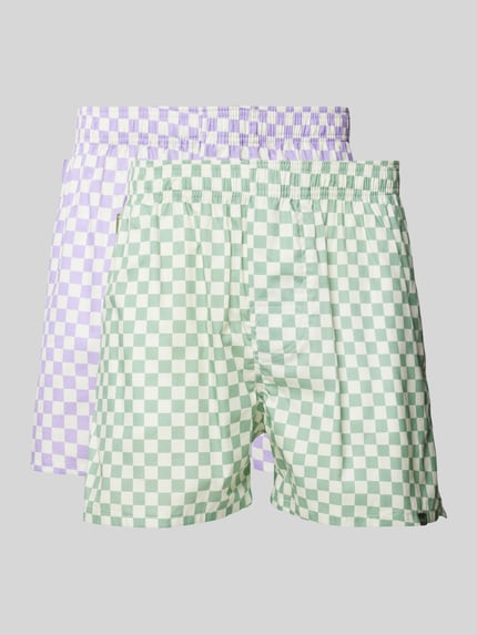 POCKIES Boxershorts mit Label-Detail im 2er-Pack Gruen 1
