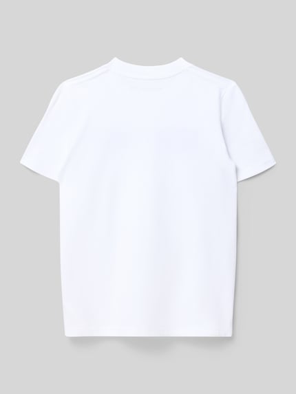 Abercrombie&Fitch T-Shirt mit Label-Print und Rundhalsausschnitt Weiss 3