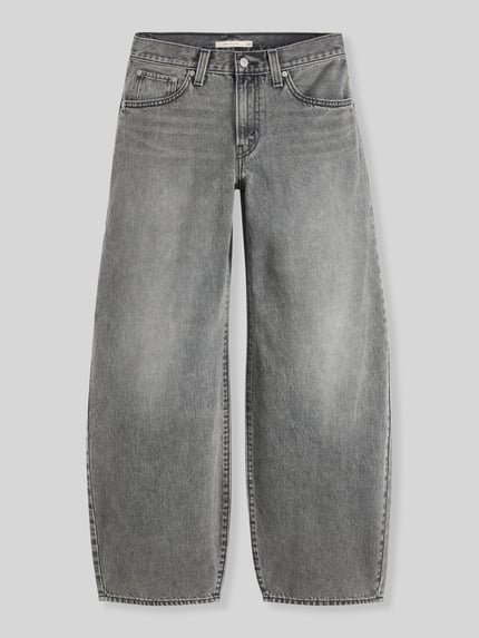 Levi's® Baggy jeans van pure katoen model 'MIDDY BALLOON' Antraciet - 2