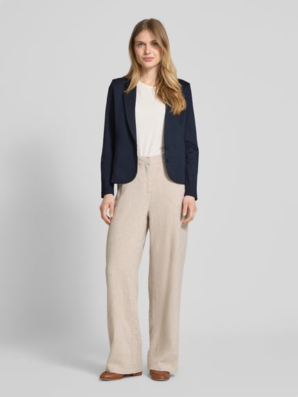 FREE/QUENT Blazer met 2-knoopssluiting, model 'Nanni' Marineblauw - 1