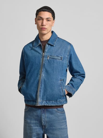 Levi's® regular fit jeansjack van puur katoen model 'CRISTOBAL' Jeansblauw - 4