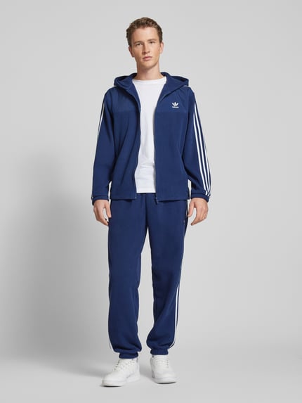 adidas Originals Spodnie dresowe z elastycznym ściągaczem Granatowy 1