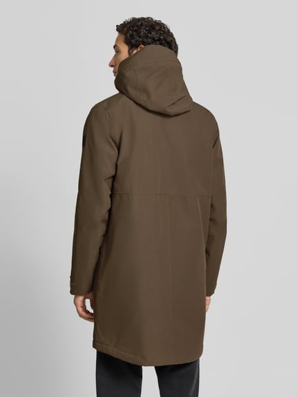 Didriksons Regular Fit Parka mit Kapuze Modell 'Kenny' Dunkelbraun 5