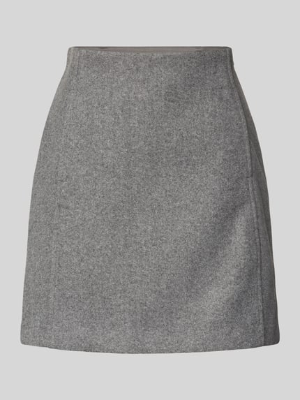 VERO MODA Minirok met steekzakken opzij, model 'FORTUNEALLISON' Middengrijs - 2