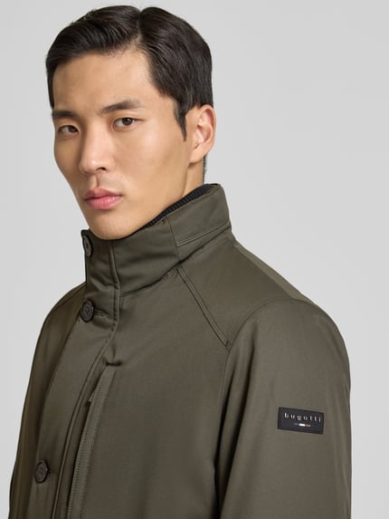 bugatti Regular Fit Parka mit Stehkragen Oliv 3