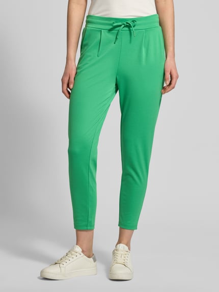 ICHI Slim Fit Stoffhose mit Viskose-Anteil Modell 'Kate' Gruen 4