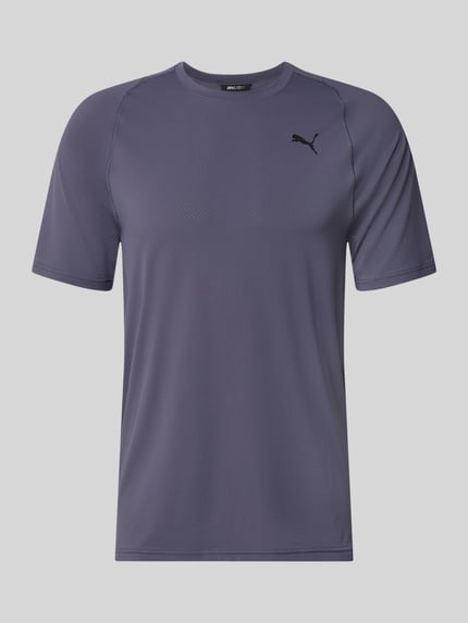 PUMA Performance t-shirt sportowy o kroju regular fit z nadrukiem z logo model 'M PWRMODE' Antracytowy 2