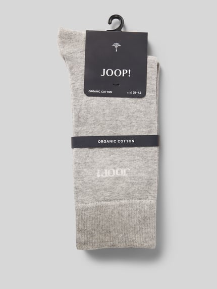JOOP! COLLECTION Socken mit Label-Print Hellgrau Melange 3