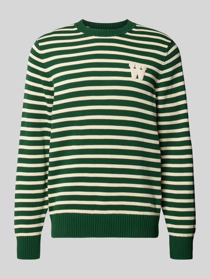 Strickpullover mit Rundhalsausschnitt Shop The Look MANNEQUINE