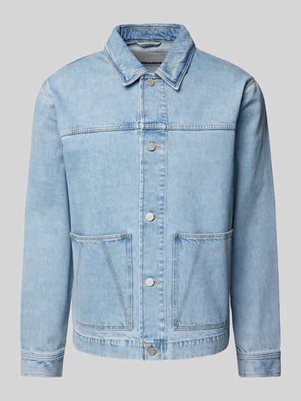ARMEDANGELS Regular Fit Jeanshemdjacke mit aufgesetzten Taschen Blau 2