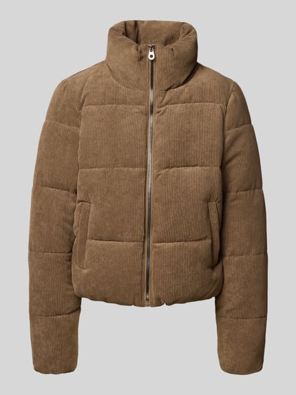 ONLY Boxy Fit Steppjacke aus Cord Modell 'NEWDOLLY' Taupe 2