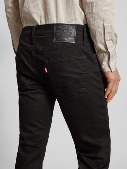 Levi's® Jeansy o kroju tapered fit z 5 kieszeniami model ‘502 NIGHTSHINE’ Czarny 3