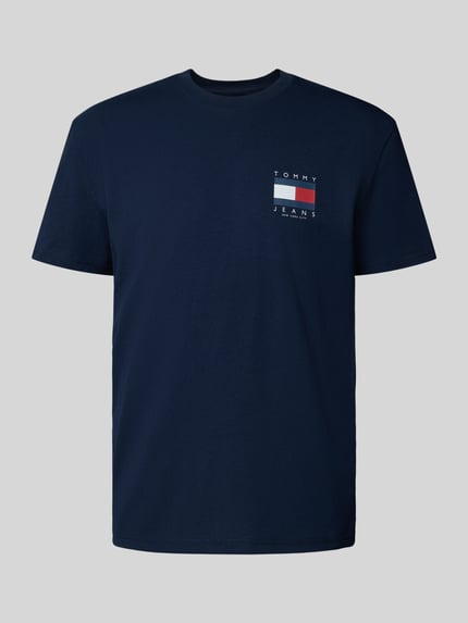 Tommy Jeans Regular Fit T-Shirt aus reiner Baumwolle Marine 2