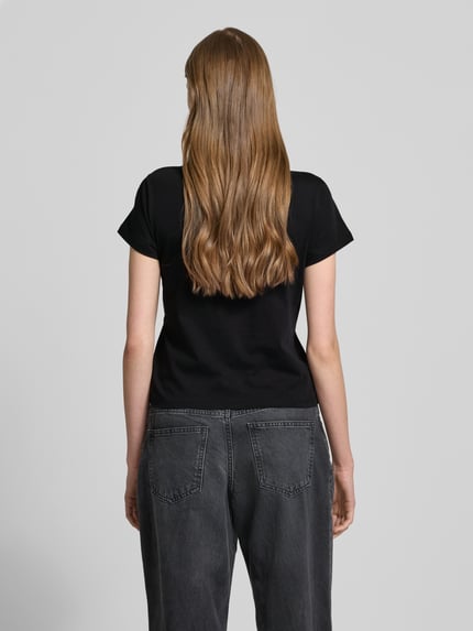 REVIEW T-shirt z nadrukowanym motywem Czarny 5