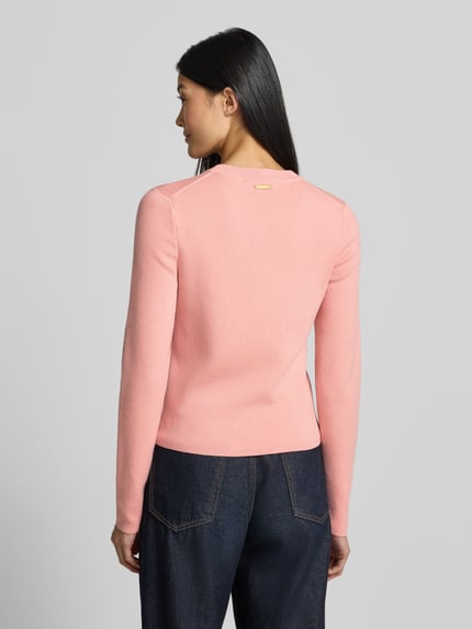 MICHAEL Michael Kors Strickjacke aus Baumwoll-Mix Altrosa 5
