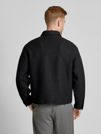 JACK & JONES Premium Jacke mit Umlegekragen Modell 'RAPHAEL' Black 5