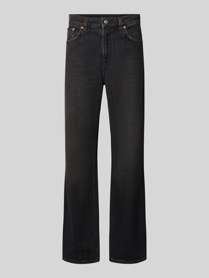 Straight Fit Jeans aus Baumwoll-Viskose-Mix Shop The Look MANNEQUINE