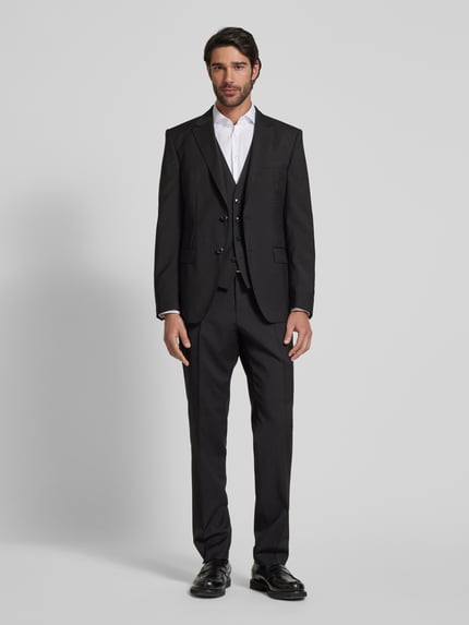 BOSS Gilet met knoopsluiting Zwart - 1
