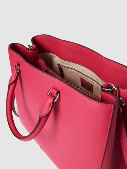 Lauren Ralph Lauren Handtas met labeldetail Felroze - 5