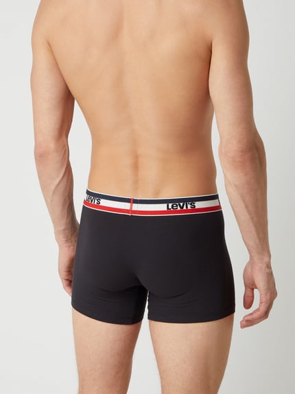 Levi's® Bokserki z domieszką stretchu w 3‑pakiecie Czarny 4