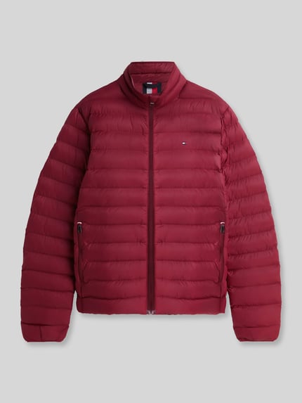 Tommy Hilfiger Regular fit gewatteerd jack met gestikt logo Bordeaux - 2