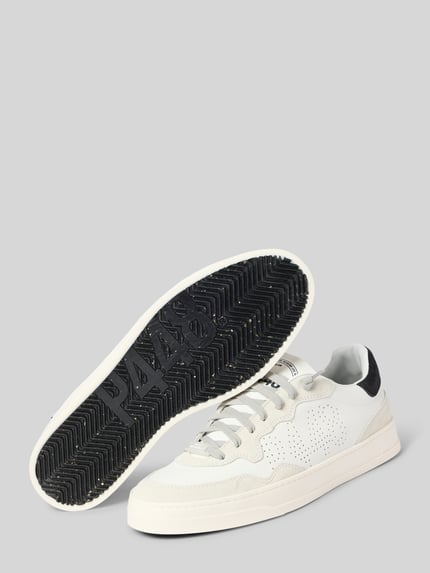 P448 Sneakers met labelprint, model 'BALI' Wit - 4