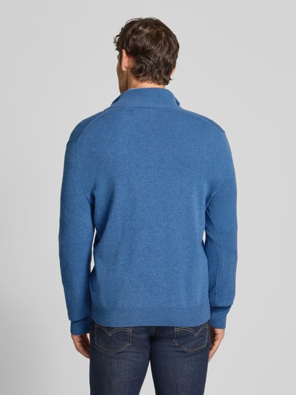 Polo Ralph Lauren Regular Fit Troyer aus reiner Wolle Blau 5