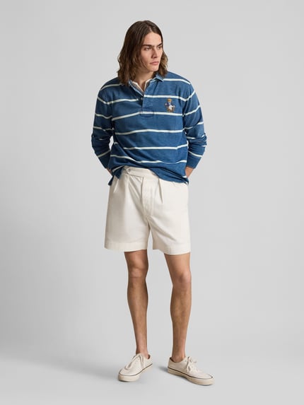 Polo Ralph Lauren Regular Fit Poloshirt aus reiner Baumwolle mit Polo-Bear-Stitching Jeansblau 1