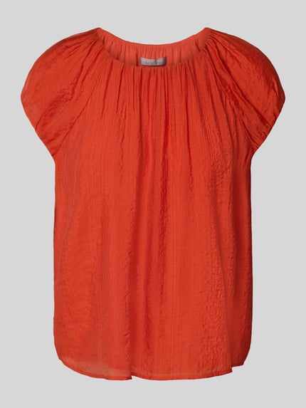 Christian Berg Woman Selection Regular Fit Bluse mit Rundhalsausschnitt Dunkelorange 2
