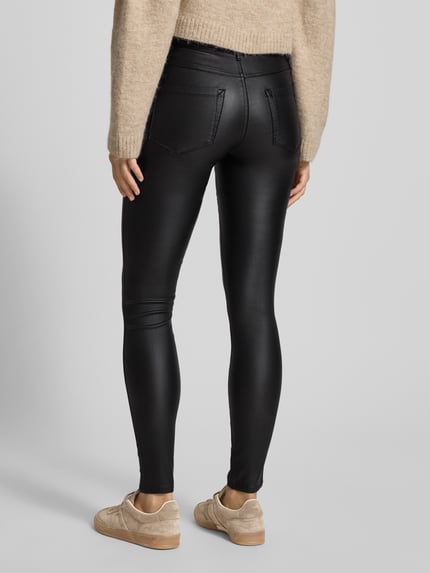 ONLY Skinny fit jeans van viscosemix, model 'ROYAL' Zwart - 5