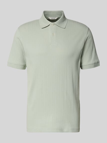 Selected regular fit poloshirt puur katoen model 'COLE' Lindegroen - 2