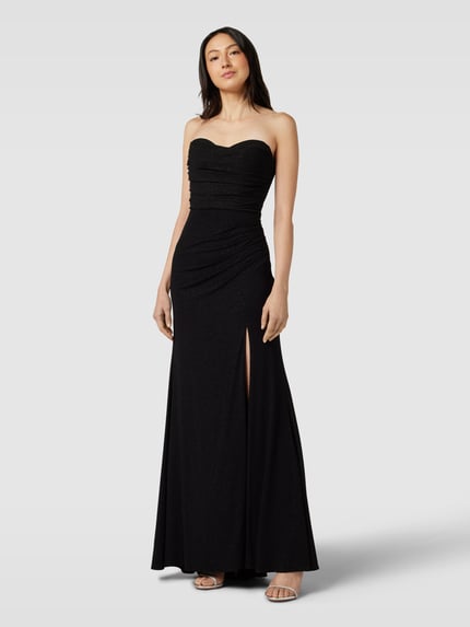 Mascara Abendkleid mit Raffungen Black 4