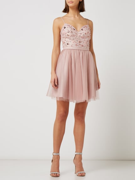Laona Cocktailjurk met pailletten Rosé - 1