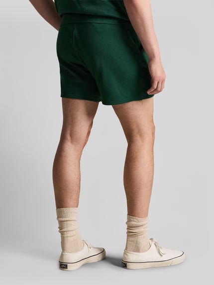 Polo Ralph Lauren Szorty dresowe w kroju regular fit z czystej bawełny Zielony 5