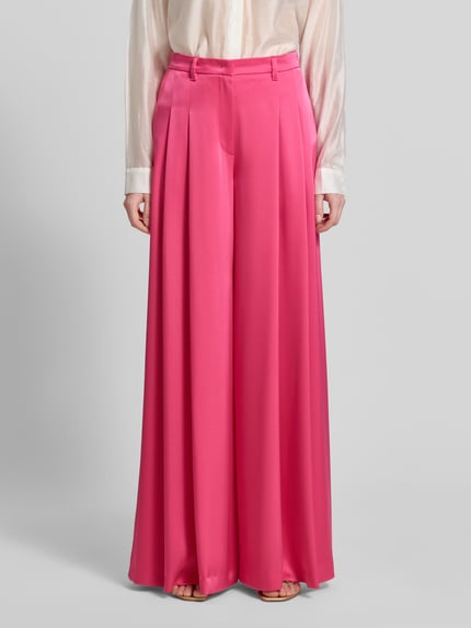 Marc Cain Stoffhose mit Biesen und Eingrifftaschen Fuchsia 4