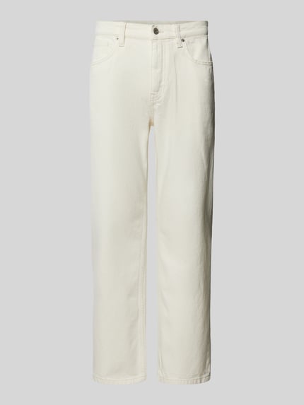 Jeans mit Label-Patch Modell 'TANGER' Shop The Look MANNEQUINE