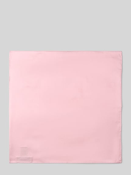 Productfoto, pochet uit zuiver zijde van Blick, vierkant effen design in lichtroze met omboorde randen, Heren, context: Heren pochet von Blick, Zuiver zijde, Vierkant design, effen design, omboorde randen