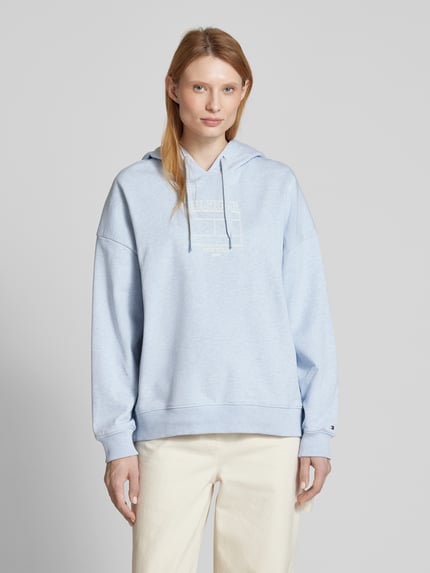Tommy Hilfiger Oversized hoodie met extra brede schouders Lichtblauw - 4