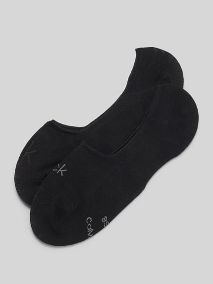 CK Calvin Klein Füßlinge mit Anti Rutsch Ferse im 2er-Pack Black 1