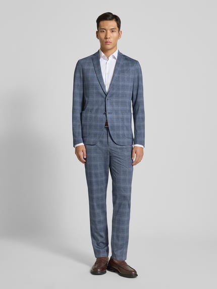 s.Oliver BLACK LABEL Slim Fit Anzugsakko mit Viskose-Anteil Dunkelblau 1