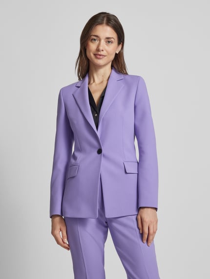 HUGO Regular fit blazer met knoopsluiting, model 'ATANA-2' Lila - 4