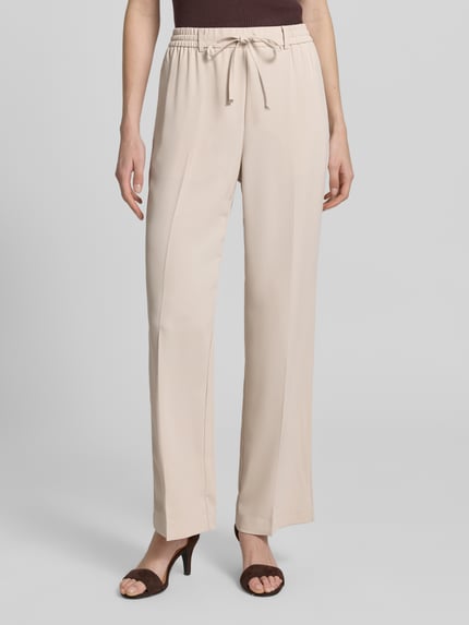 someday. Wide Leg Pants mit elastischem Bund Modell 'Cevil ease' Sand 4
