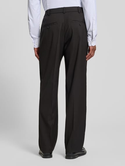 Jake*s Studio Men Straight Fit Hose mit Viskose-Anteil Black 5