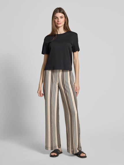 Smith and Soul Broek in all-over look met elastische band Beige - 1