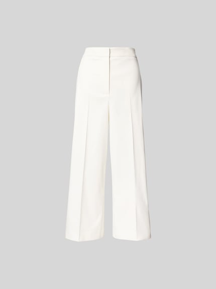Stoffen broek met elastische band Shop The Look MANNEQUINE