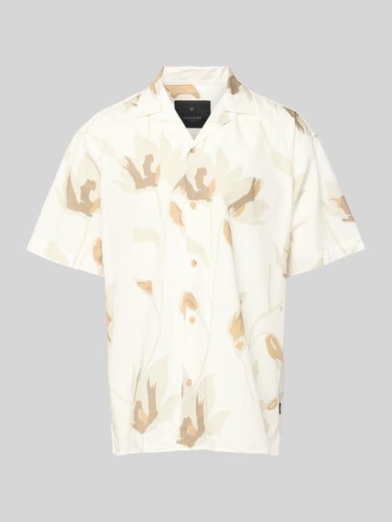 JACK & JONES Premium Regular Fit Freizeithemd mit Resortkragen Modell 'PALERMO' Offwhite 2