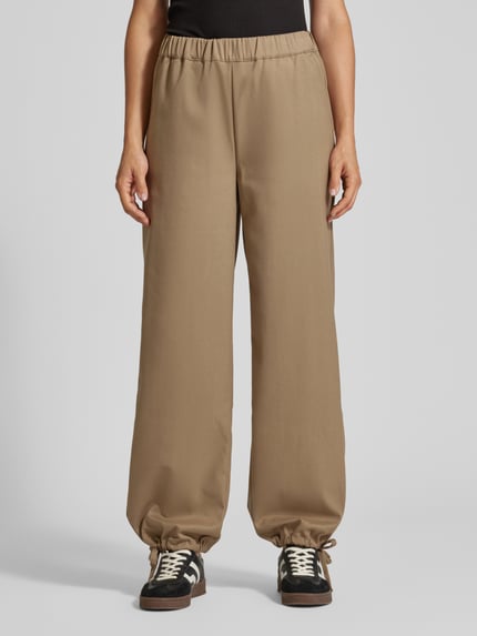 Moves Relaxed Fit Stoffhose mit elastischem Bund Modell 'Ostera 3690' Schilf 4