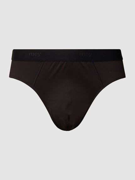 Mey Slip mit Logo-Bund Black 2