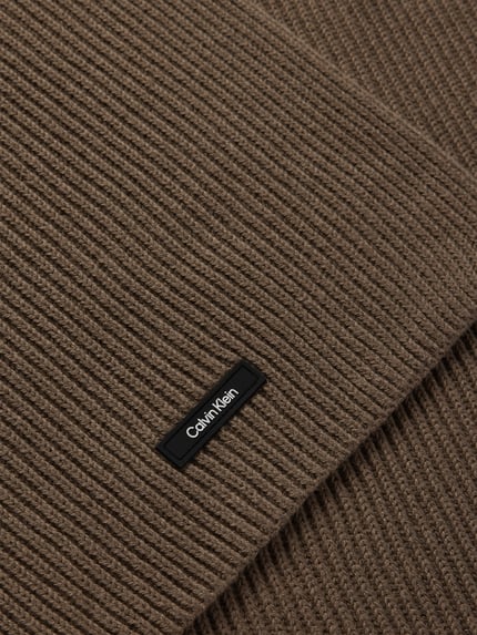 CK Calvin Klein Schal aus Baumwoll-Kaschmir-Mix Mittelbraun 2