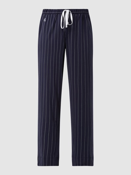 Lauren Ralph Lauren Pyjamabroek met streepmotief Donkerblauw - 2